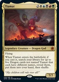 Tiamat - Magic: The Gathering Promo Pack: Adventures in the Forgotten Realms trading card