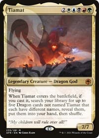 Tiamat - Magic: The Gathering AFR Ampersand Promos trading card