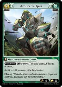 Artificer's Opus - Grand Archive TCG Dawn of Ashes 1st Edition trading card