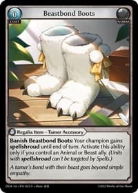 Beastbond Boots - Grand Archive TCG Dawn of Ashes 1st Edition trading card