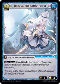 Benevolent Battle Priest - Grand Archive TCG Dawn of Ashes 1st Edition trading card