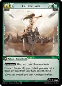 Call the Pack - Grand Archive TCG Dawn of Ashes 1st Edition trading card