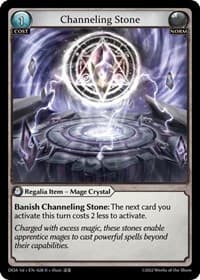 Channeling Stone - Grand Archive TCG Dawn of Ashes 1st Edition trading card