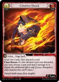 Creative Shock - Grand Archive TCG Dawn of Ashes 1st Edition trading card