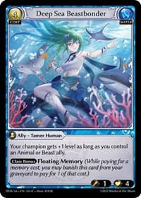 Deep Sea Beastbonder - Grand Archive TCG Dawn of Ashes 1st Edition trading card