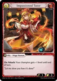 Impassioned Tutor - Grand Archive TCG Dawn of Ashes 1st Edition trading card