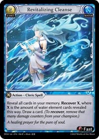 Revitalizing Cleanse - Grand Archive TCG Dawn of Ashes 1st Edition trading card