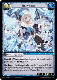 Snow Fairy - Grand Archive TCG Dawn of Ashes 1st Edition trading card