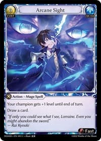 Arcane Sight - Grand Archive TCG Dawn of Ashes Starter Decks trading card