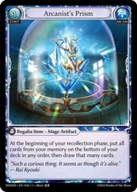 Arcanist's Prism - Grand Archive TCG Dawn of Ashes Starter Decks trading card