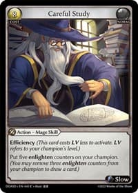 Careful Study - Grand Archive TCG Dawn of Ashes Starter Decks trading card