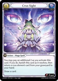 Crux Sight - Grand Archive TCG Dawn of Ashes Starter Decks trading card