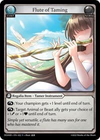 Flute of Taming - Grand Archive TCG Dawn of Ashes Starter Decks trading card