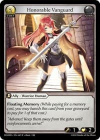 Honorable Vanguard - Grand Archive TCG Dawn of Ashes Starter Decks trading card