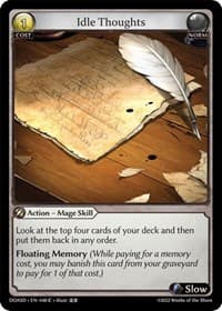 Idle Thoughts - Grand Archive TCG Dawn of Ashes Starter Decks trading card
