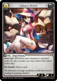 Library Witch - Grand Archive TCG Dawn of Ashes Starter Decks trading card