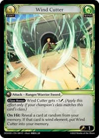 Wind Cutter - Grand Archive TCG Dawn of Ashes Starter Decks trading card