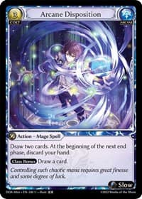 Arcane Disposition - Grand Archive TCG Dawn of Ashes Alter Edition trading card