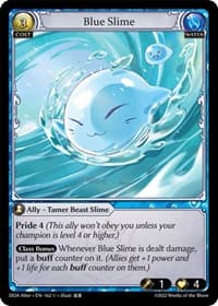 Blue Slime - Grand Archive TCG Dawn of Ashes Alter Edition trading card