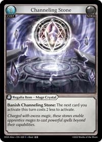 Channeling Stone - Grand Archive TCG Dawn of Ashes Alter Edition trading card