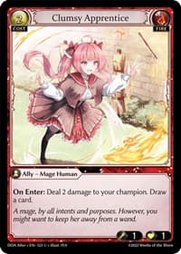 Clumsy Apprentice - Grand Archive TCG Dawn of Ashes Alter Edition trading card