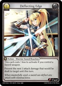 Deflecting Edge - Grand Archive TCG Dawn of Ashes Alter Edition trading card