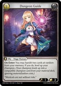 Dungeon Guide - Grand Archive TCG Dawn of Ashes Alter Edition trading card