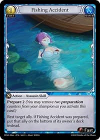 Fishing Accident - Grand Archive TCG Dawn of Ashes Alter Edition trading card
