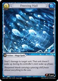 Freezing Hail - Grand Archive TCG Dawn of Ashes Alter Edition trading card