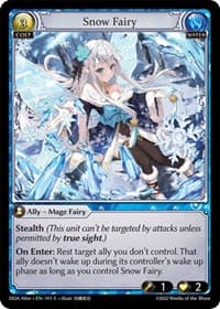 Snow Fairy - Grand Archive TCG Dawn of Ashes Alter Edition trading card