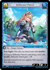 Stillwater Patrol - Grand Archive TCG Dawn of Ashes Alter Edition trading card