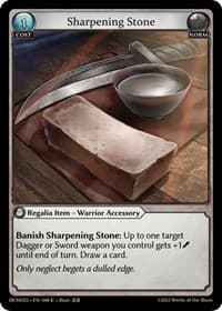 Sharpening Stone - Grand Archive TCG 2022 Demo Deck trading card