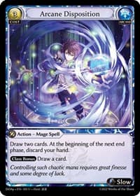 Arcane Disposition - Grand Archive TCG Dawn of Ashes Prelude trading card