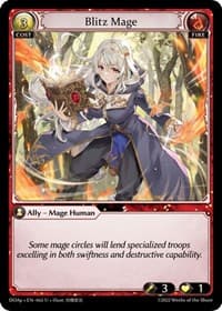 Blitz Mage - Grand Archive TCG Dawn of Ashes Prelude trading card