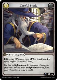 Careful Study - Grand Archive TCG Dawn of Ashes Prelude trading card