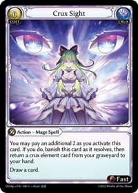 Crux Sight - Grand Archive TCG Dawn of Ashes Prelude trading card