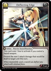 Deflecting Edge - Grand Archive TCG Dawn of Ashes Prelude trading card