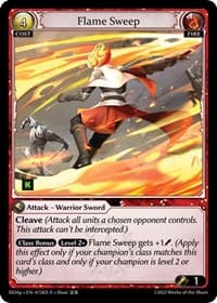 Flame Sweep - Grand Archive TCG Dawn of Ashes Prelude trading card