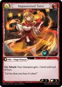 Impassioned Tutor - Grand Archive TCG Dawn of Ashes Prelude trading card