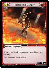 Increasing Danger - Grand Archive TCG Dawn of Ashes Prelude trading card