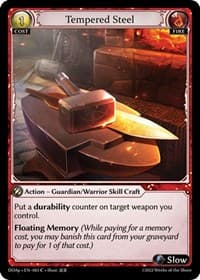Tempered Steel - Grand Archive TCG Dawn of Ashes Prelude trading card