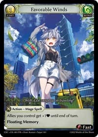 Favorable Winds - Grand Archive TCG Promotional Cards trading card