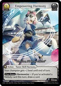 Empowering Harmony - Grand Archive TCG Promotional Cards trading card