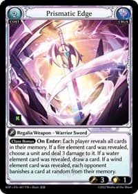 Prismatic Edge - Grand Archive TCG Kickstarter Promotional Cards trading card
