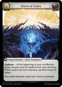 Dawn of Ashes - Grand Archive TCG Fractured Crown trading card