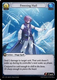 Freezing Hail - Grand Archive TCG Supporter Pack 1 trading card