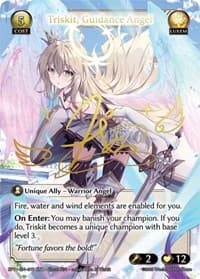 Triskit, Guidance Angel (CSR) - Grand Archive TCG Supporter Pack 1 trading card