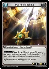 Sword of Seeking - Grand Archive TCG 2023 Demo Deck trading card