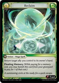 Reclaim - Grand Archive TCG 2023 Demo Deck trading card