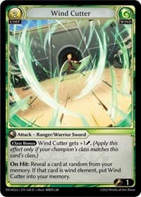 Wind Cutter - Grand Archive TCG 2023 Demo Deck trading card